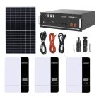 Impianto fotovoltaico trifase 2.5KW  Inverter Growatt SPF5000 5KW accumulo US5000 Pylontech