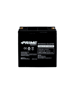 Batteria Solare Ermetica AGM "Prime" da 12V 24Ah Camper Nautica Impianti Solari