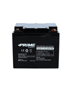 Batteria Solare Ermetica AGM Prime da 12V 38Ah Camper Nautica Impianti Solari