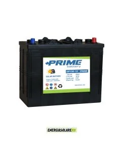 Batteria Solare Prime ad acido libero OP 150Ah 12V Piastra Tubolare per impianti fotovoltaici ad isola o storage