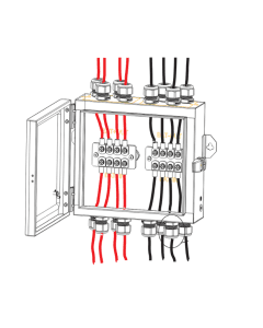 Concentratore per batterie bassa tensione in parallelo