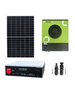 Impianto fotovoltaico 3Kw inverter ibrido 11KW accumulo Dyness 4.8KWh