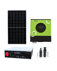 Impianto fotovoltaico 5Kw inverter ibrido 11KW accumulo Dyness 4.8KWh