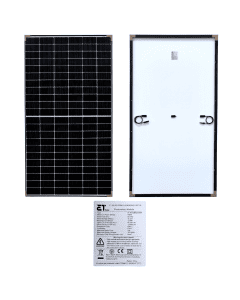 Impianto fotovoltaico con accumulo on grid pannelli 500W inverter DEYE 6KW con batteria litio modulabile da 2.4Kwh