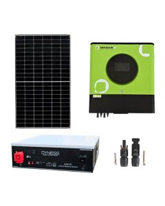 Impianto solare fotovoltaico 6KW inverter 8KW accumulo Dyness 9.6Kwh