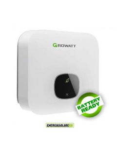 Inverter monofase di Connessione a Rete Growatt MIN4600TL-XH 4.6KW Certificato CEI 0-21 doppio MPPT