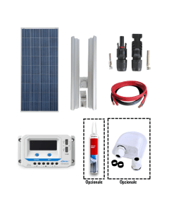 Kit caravan pannello da 50 a 150W regolatore 10A 20A supporto cavo 