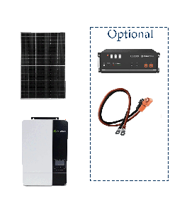 Kit fotovoltaico solare Growatt SPF5000ES 3KW 6KW 