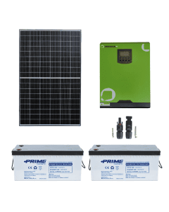 Kit impianto fotovoltaico off grid inverter 3KW 24V con accumulo AGM