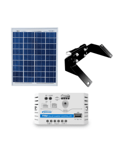 Kit pannello fotovoltaico 5W 10W 20W staffa di fissaggio a palo