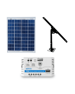 Kit pannello fotovoltaico 5W 10W 20W staffa di supporto a parete