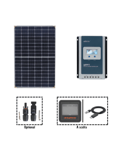 Kit Solare 100W 200W 430W 500W regolatore TRACER EPEVER sorveglianza