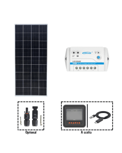 Kit Solare 5W 10W 50W 100W 150W 200W Regolatore LS1024B LS2024B EPEVER 