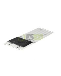 Kit Struttura per tre Pannelli Solari Orizzontale Fronte Sole su Lamiera Grecata o Guaina Ardesiana 