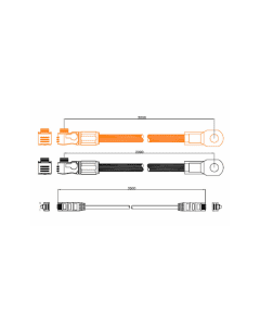 Power+Communication Cables Kit Lithium Battery Pylontech Inverter