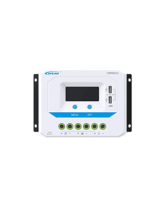 Regolatore di carica PWM VS6024AU 60A 12V 24V con prese USB 5V per impianti fotovoltaici funzione crepuscolare