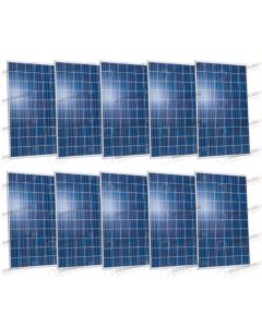 Set 10 Pannelli Solari Fotovoltaici 280W Extra-Europeo 30V tot. 2800W Casa Baita Stand-Alone