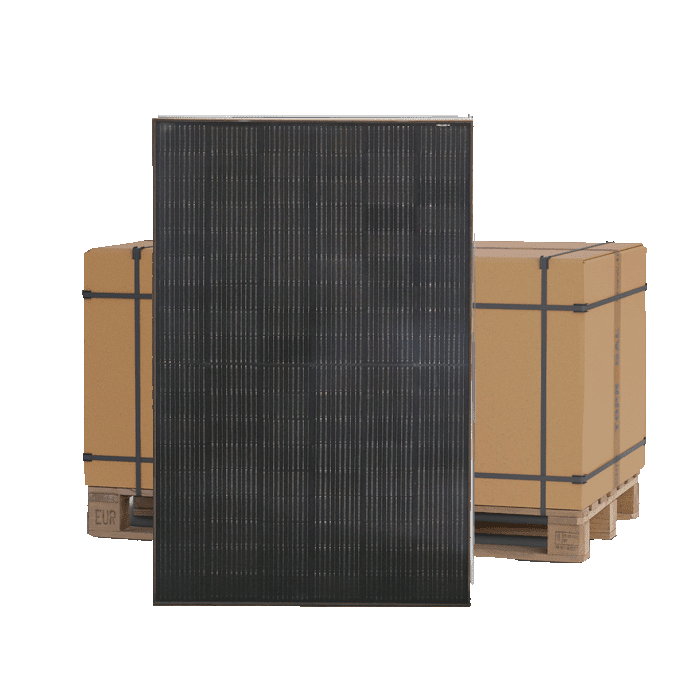 Bancale 36 pannelli solari fotovoltaici monocristallini HF Solar 430W tecnologia TOPCON FULL BLACK