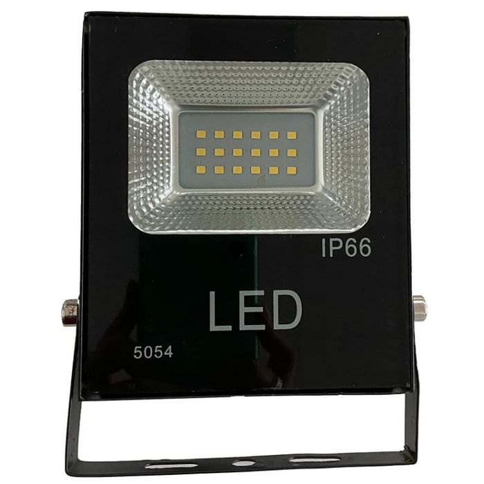 Faro LED SLIM 10W 12V 24V IP66 luce bianca fredda per esterno per impianti fotovoltaici