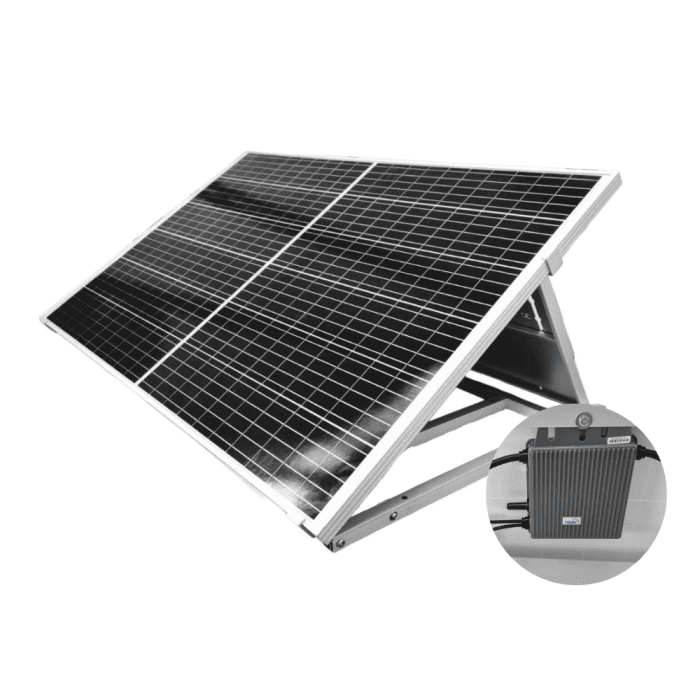 Impianto fotovoltaico Plug&Play pannello 400W con microinverter 300W pieghevole